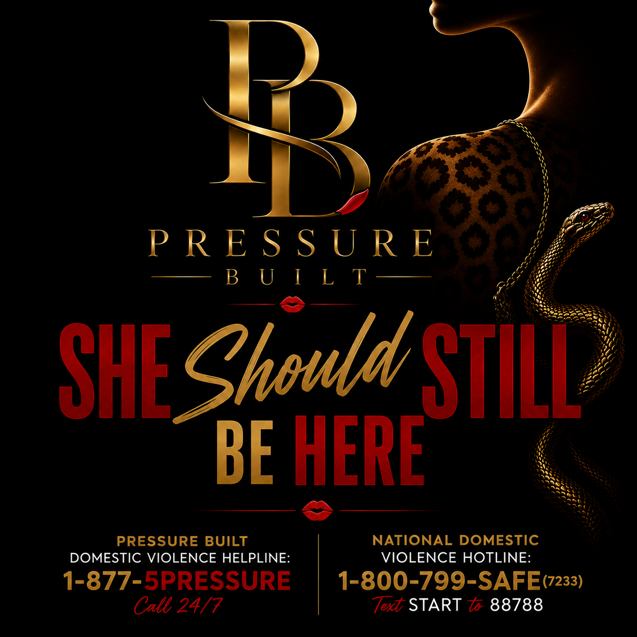 She Should Still Be Here — Pressure Built domestic violence awareness campaign